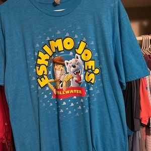 Men’s large Eskimo Joes Stillwater t-shirt never worn